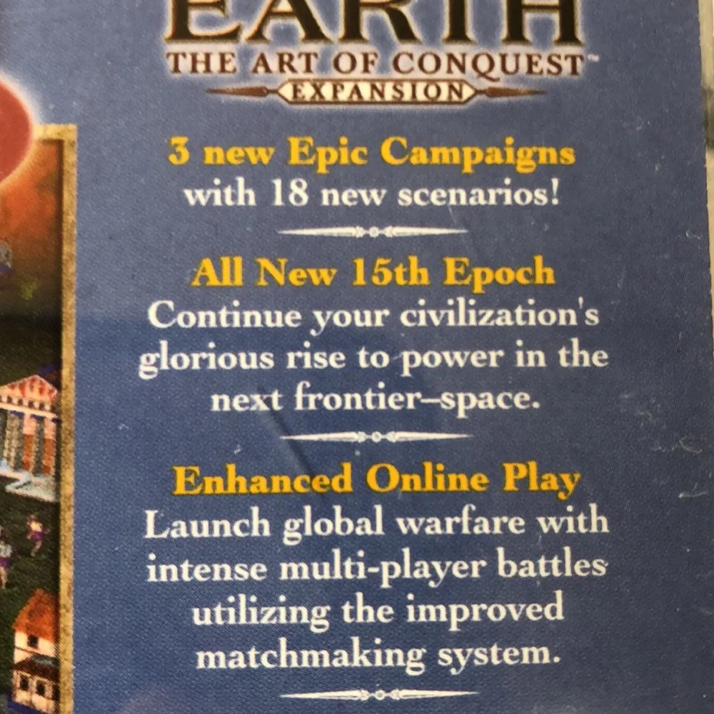 Empire Earth PC game
